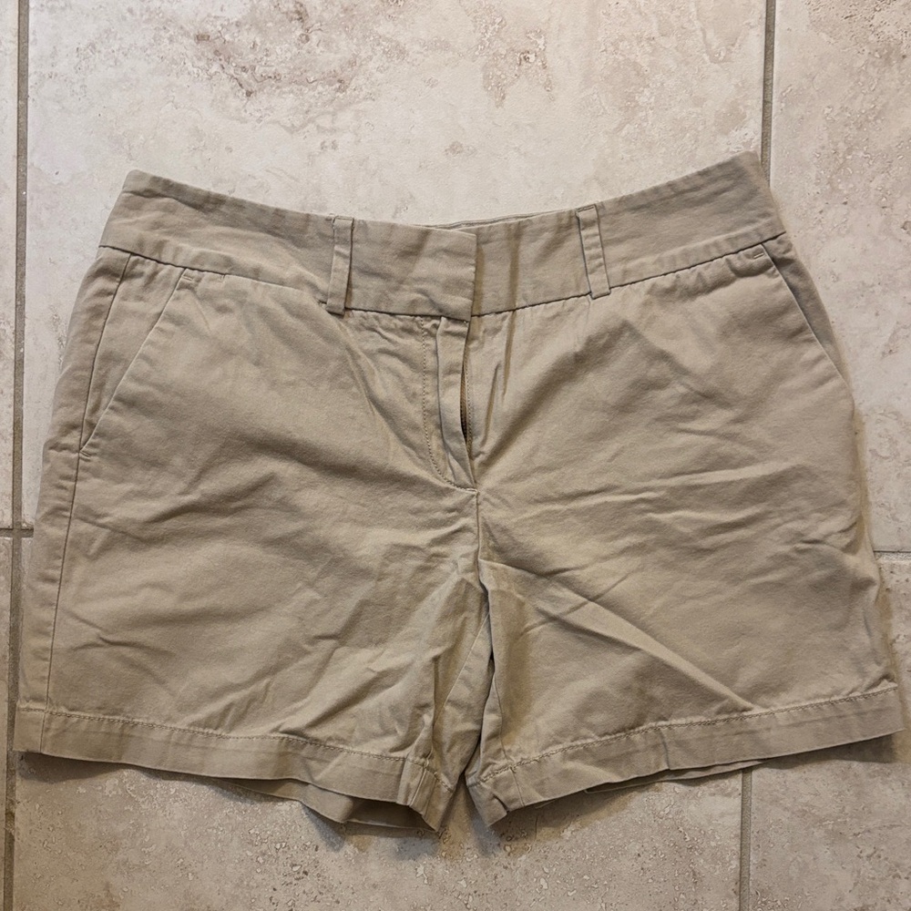 LOFT Classic Women's Khaki Cotton Shorts